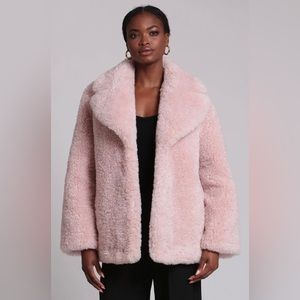BELLISIMA Pink Fluffy Jacket Size S
